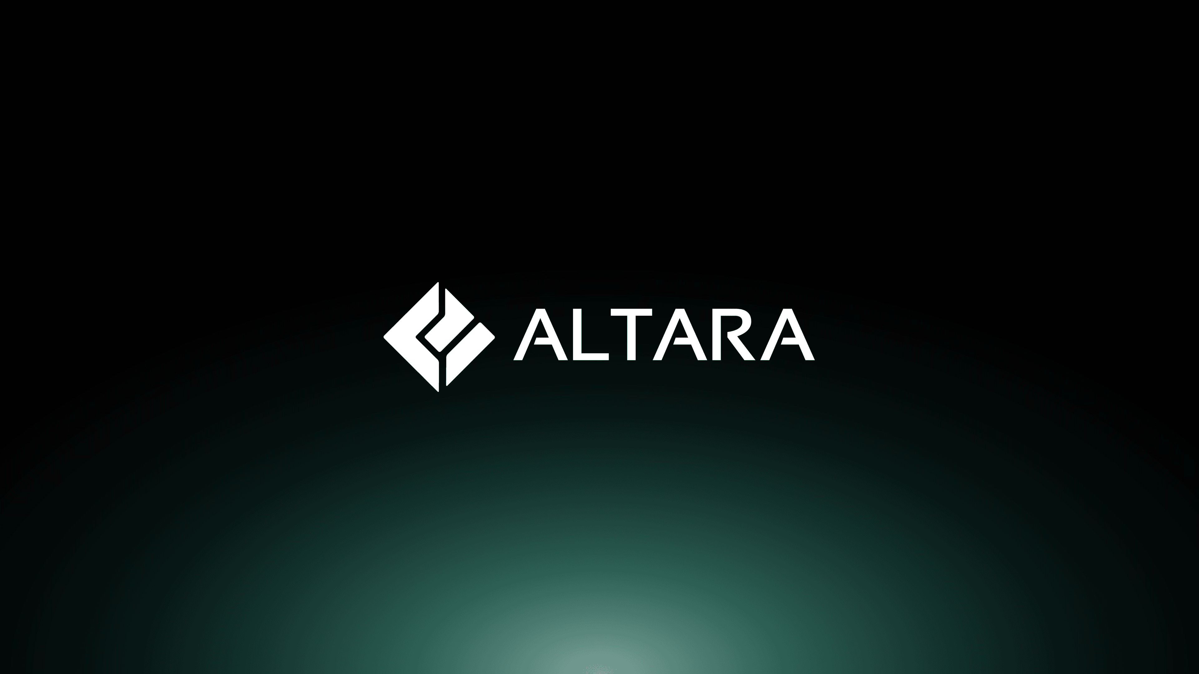 Altara wordmark over a stylized scientific data visualization announcing the company launch.